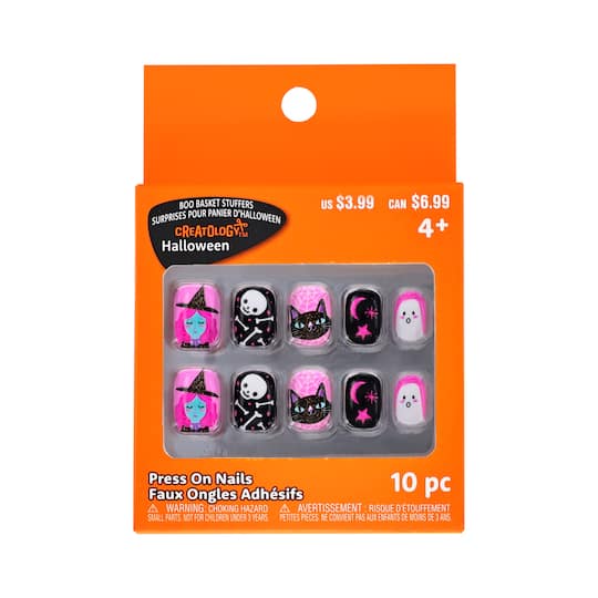 Michaels, Halloween Glitter Press On Nails by Creatology™ – Category: Buckets & Toys